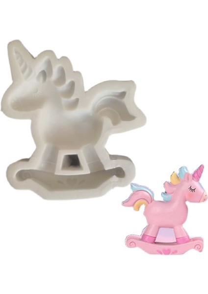 A144 Stili Tekboynuzlu Truva Atı Şekilli Silikon Kalıp Fondan Kek Dekorasyon Araçları Çikolata Cupcake Pişirme Gumpaste Kalıp (Yurt Dışından) fiyatları