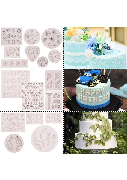Dijital Takım Elbise Stili Faısdu Fondan Seti Çiçek Kelebek Papatya Şeker Kalıbı Çikolata Şekerleme Dekorasyon Cupcake Topper Yapımı Için Silikon Kek Kalıbı (Yurt Dışından)
