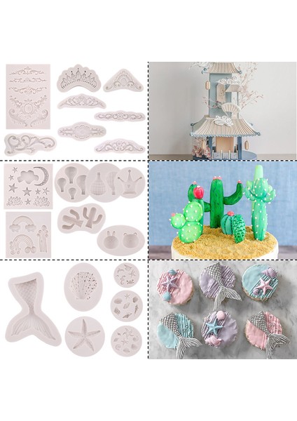 Dijital Takım Elbise Stili Faısdu Fondan Seti Çiçek Kelebek Papatya Şeker Kalıbı Çikolata Şekerleme Dekorasyon Cupcake Topper Yapımı Için Silikon Kek Kalıbı (Yurt Dışından)