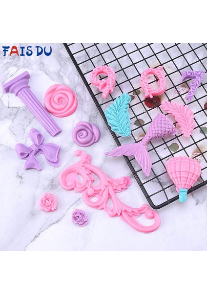 Dijital Takım Elbise Stili Faısdu Fondan Seti Çiçek Kelebek Papatya Şeker Kalıbı Çikolata Şekerleme Dekorasyon Cupcake Topper Yapımı Için Silikon Kek Kalıbı (Yurt Dışından)