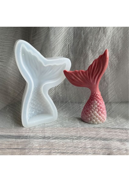 B-Küçük Stil Kendi Yap Mermaid Kuyruk Aynası Silikon Kalıp Kek Fondan Cupcake Dekorasyon Pişirme Aracı El Sabunu Kalıbı (Yurt Dışından) indirimleri