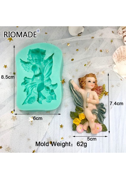 F1210TS Stili Avrupa Tarzı Melek Silikon Kalıp Şeker Bisküvi Çikolata Cupcake Pişirme Kek Dekorasyon Araçları Kendin Yap Reçine Kil El Sanatları Kalıbı (Yurt Dışından) fiyatları