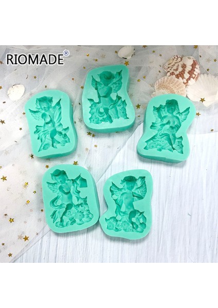 F1210TS Stili Avrupa Tarzı Melek Silikon Kalıp Şeker Bisküvi Çikolata Cupcake Pişirme Kek Dekorasyon Araçları Kendin Yap Reçine Kil El Sanatları Kalıbı (Yurt Dışından) indirimleri