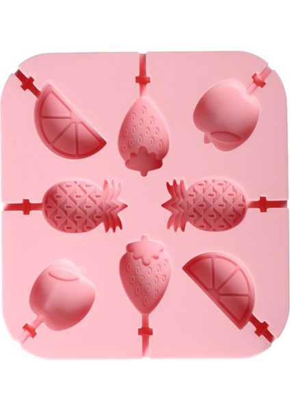 No.4 Tarzı Silikon Lolipop Kalıbı Pişirme Bakeware Aracı Karikatür Desen Lolipop Kek Kalıpları Kare Şeker Çikolata Kalıpları Kek Süsleme Formu (Yurt Dışından) fiyatları