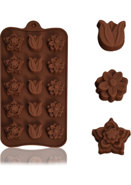 Silikon Kek Kalıbı Çikolata Şeker Kurabiye Cupcake Muffin Kalıpları Pastacılık Fırın Aracı Mutfak Malzemeleri (Yurt Dışından)