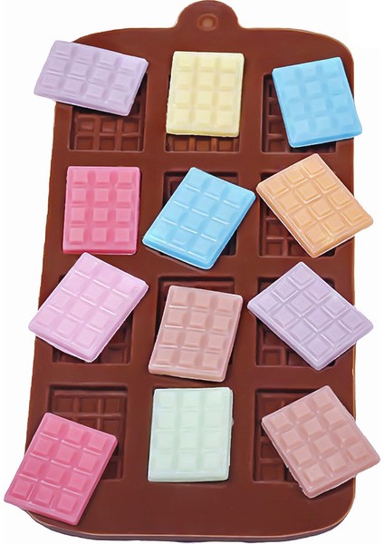 Mor Tarzı Silikon Çikolata Kalıbı Fondan Pastane Şekerleme Barı Dıy Kalıp Kek Modu Dekorasyon Yeniden Kullanılabilir Fırın Aracı Mutfak Aksesuarları (Yurt Dışından) fırsatları