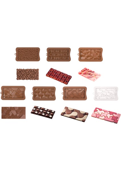 Gösteri Tarzı Olarak Yeni Silikon Çikolata Kalıpları Gıda Sınıfı Yapışmaz Kek Pişirme Tasarımı Şeker Kalıbı Cupcake Dekorasyon Malzemeleri Pişirme Aracı (Yurt Dışından) indirimleri