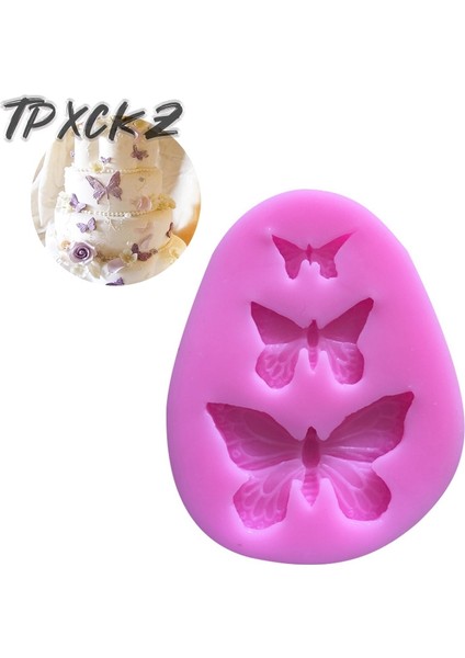 Ayı Stili Kelebek Kalıp Silikon Fırın Aksesuarları 3D Şeker Sanatı Çikolata Kesici Kalıp Dıy El Yapımı Fondan Pasta Süsleme Araçları (Yurt Dışından) fırsatları