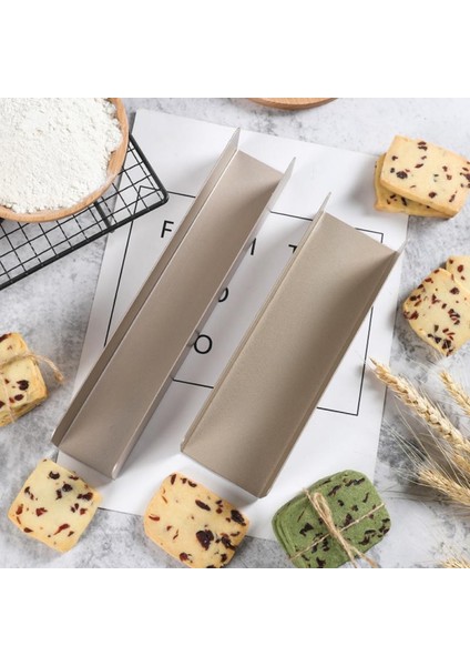 20CM Renkli Kutu Stili Sıcak U-Şekilli Fransız Ekmek Pişirme Kalıbı Yaratıcı Karbon Çelik Fransız Tost Kalıbı Bisküvi Şekillendirici Kek Pişirme Araçları Kurabiye Kalıbı (Yurt Dışından) fırsatları