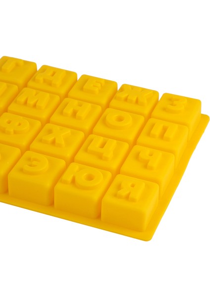 Pembe Stil 3D Rus Alfabesi Silikon Kalıp Harfler Çikolata Kalıbı Pasta Dekorasyon Araçları Tepsi Fondan Kalıplar Jöle Kurabiye Fırın Kalıbı (Yurt Dışından)