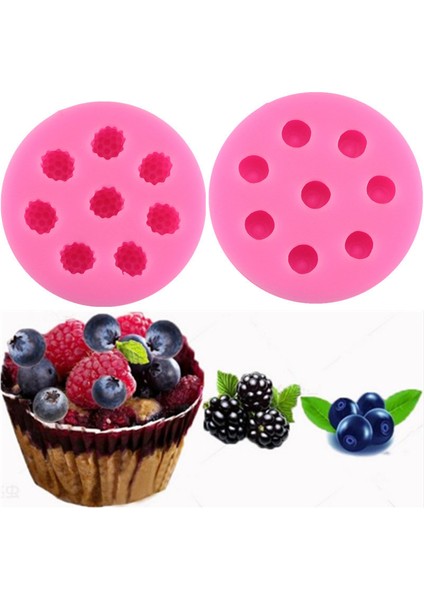 Ordu Yeşili Tarzı Ahududu Meyve Fondanı Silikon Kalıp Dıy Pastane Cupcake Tatlı Çikolata Kek Süsleme Mutfak Aksesuarları Fırın Aracı (Yurt Dışından) fiyatları