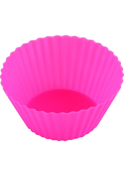 Gül Kırmızı Stili Yuvarlak Şekilli Silikon Kek Kalıbı Dıy Kek Dekorasyon Araçları Muffin Cupcake Pişirme Kalıpları Mutfak Pişirme Ekipmanı Yapıcı (Yurt Dışından)