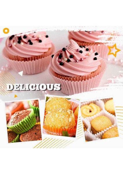 Gül Kırmızı Stili Yuvarlak Şekilli Silikon Kek Kalıbı Dıy Kek Dekorasyon Araçları Muffin Cupcake Pişirme Kalıpları Mutfak Pişirme Ekipmanı Yapıcı (Yurt Dışından) fırsatları