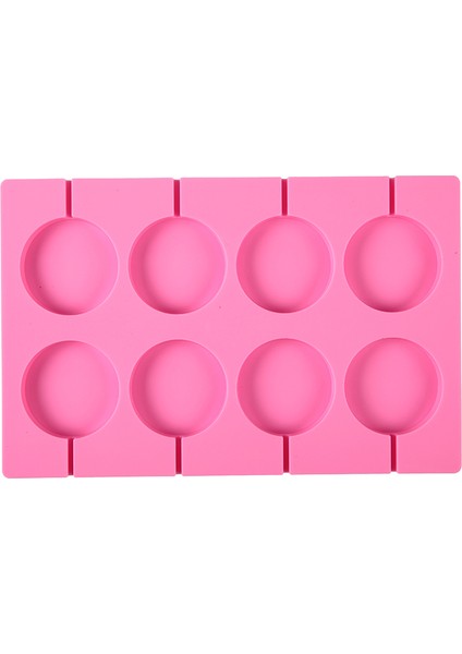 A-Pembe Tarzı Silikon Yuvarlak Lolipop Şeker Kek Kalıpları Çikolata Kek Doğum Günü Dekorasyon Pastacılık Kalıbı Silikon Lolipop Yapıcı (Yurt Dışından)