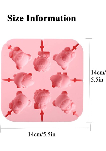 A-Pembe Tarzı Silikon Yuvarlak Lolipop Şeker Kek Kalıpları Çikolata Kek Doğum Günü Dekorasyon Pastacılık Kalıbı Silikon Lolipop Yapıcı (Yurt Dışından) fırsatları