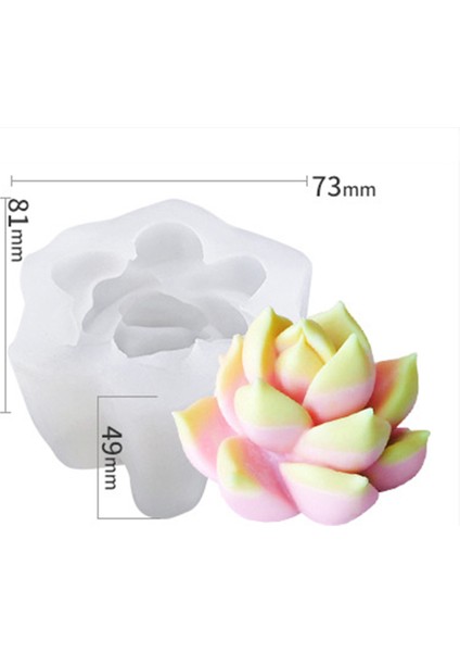 ZW-200 Stili Gıda Grade Silikon 3D Sukulent Bitki Kalıbı Kendin Yap Hediye Kek Pişirme Sabun Çikolata Buz Dekorasyon Reçine Sanat Kalıpları (Yurt Dışından) indirimleri