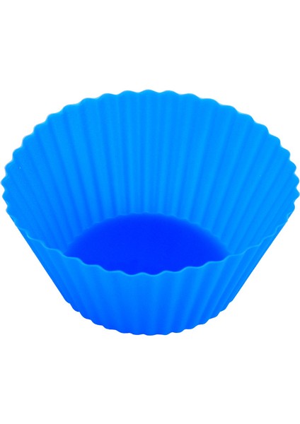 Lacivert Tarzı Yuvarlak Şekilli Silikon Kek Kalıbı Dıy Kek Dekorasyon Araçları Muffin Cupcake Pişirme Kalıpları Mutfak Pişirme Ekipmanı Yapıcı (Yurt Dışından)