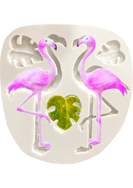 Rastgele Stil Dıy Pasta Kek Tatlı Dantel Pasta Süsleme Mutfak Aksesuarları Fırın Aracı Için Flamingo Yaprağı Fondan Silikon Kalıp (Yurt Dışından) fırsatları