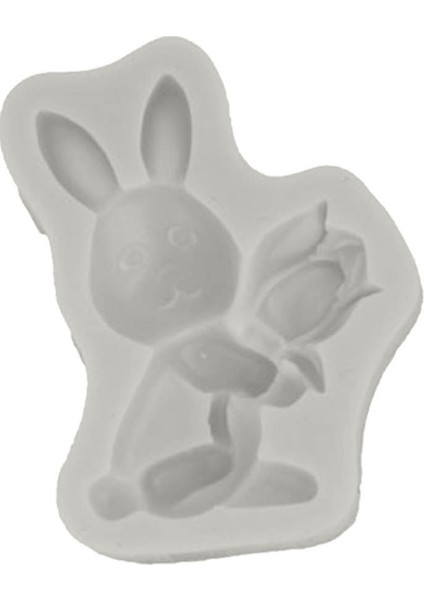 H Tarzı 3D Sevimli Tavşan Havuç Silikon Kalıp Fondan Çikolata Cupcake Tatlı Pasta Süsleme Araçları Geyik Şekli Mutfak Fırın Kalıbı (Yurt Dışından)