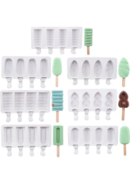 O Tarzı Dondurma Kalıpları Kek Popsicle Kekler Çikolatalı Pastacılık ve Fırıncılık Mutfak Araçları Aksesuarlar Kendin Yap Silikon Kalıp Fırın Tepsi (Yurt Dışından)