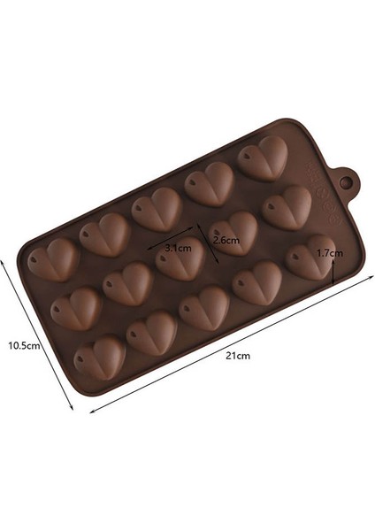 Kalıp 10 Tarzı Yeniden Kullanılabilir Yapışmaz Çikolata Kalıbı: Silikon Çikolata Kalıbı Börek ve Tatlı Araçları - Fırın Pişirme Kalıbı (Yurt Dışından)