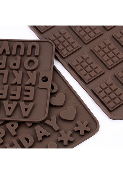 Kalıp 10 Tarzı Yeniden Kullanılabilir Yapışmaz Çikolata Kalıbı: Silikon Çikolata Kalıbı Börek ve Tatlı Araçları - Fırın Pişirme Kalıbı (Yurt Dışından) fırsatları