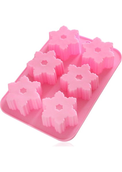 Kahverengi Yarım Top Stili Kar Tanesi Çikolata Kalıbı Sabun Silikon Buz Tepsisi Pasta Xmas Noel Kalıbı 6 Boşluk Kendin Yap Fırın Pastacılık Araçları (Yurt Dışından) modelleri