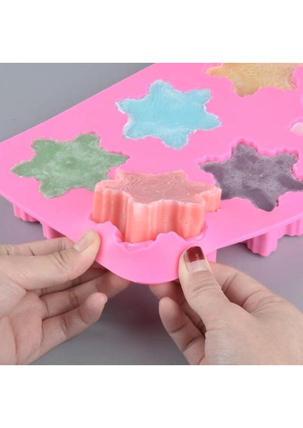 Kahverengi Yarım Top Stili Kar Tanesi Çikolata Kalıbı Sabun Silikon Buz Tepsisi Pasta Xmas Noel Kalıbı 6 Boşluk Kendin Yap Fırın Pastacılık Araçları (Yurt Dışından) indirimleri