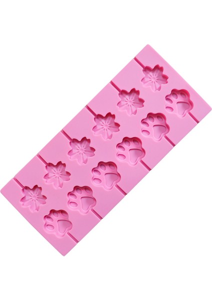 No.7 Tarzı 8 Şekilli Silikon Lolipop Kalıbı Kalp Şekilli Yuvarlak Pasta Süsleme Fırın Araçları Alevli Lolipop Pasta Kalıbı (Yurt Dışından)