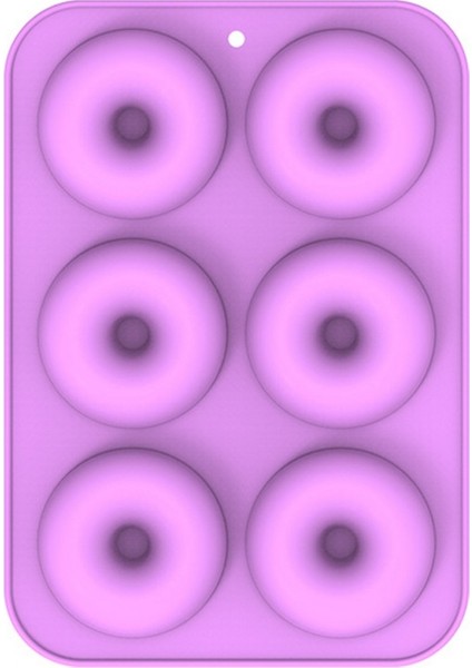 B Tarzı Silikon Donut Kalıbı Tepsi, Mousse Kek Boşluğu Mutfak Aksesuarı (Yurt Dışından)