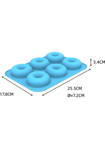 B Tarzı Silikon Donut Kalıbı Tepsi, Mousse Kek Boşluğu Mutfak Aksesuarı (Yurt Dışından) fırsatları