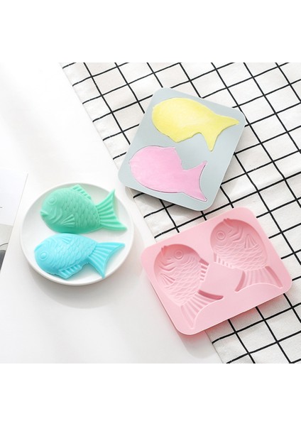 Mavi Stil Kendi Taiyaki Silikon Fape Kek Kalıbı Güveç Fondan Kalıp Çikolata Cupcake Sabun Kalıplar Şeker El Sanatları Kurabiye Mutfak Aksesuarları (Yurt Dışından) modelleri