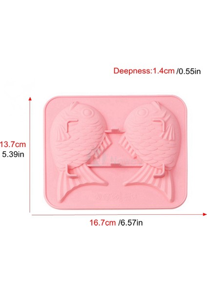 Mavi Stil Kendi Taiyaki Silikon Fape Kek Kalıbı Güveç Fondan Kalıp Çikolata Cupcake Sabun Kalıplar Şeker El Sanatları Kurabiye Mutfak Aksesuarları (Yurt Dışından) fırsatları