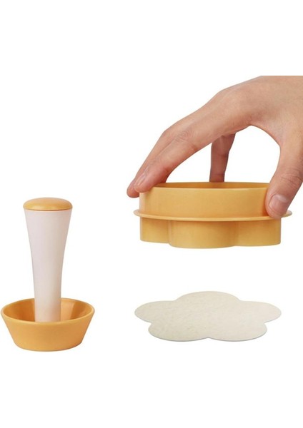 Bir Stil Hamur Döküm Kiti Mutfak Çiçek Yuvarlak Kurabiye Kesici Seti Cupcake Muffin Tart Kabuk Kalıbı (Yurt Dışından)
