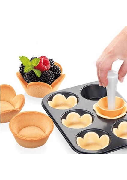1 Takım Tarzı Hamur Döküm Kiti Mutfak Çiçeği Yuvarlak Kurabiye Kesici Seti Cupcake Muffin Tart Kabuk Kalıbı Fırın Araçları Için Kek (Yurt Dışından) fiyatları