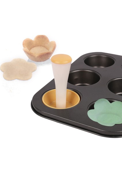 1 Takım Tarzı Hamur Döküm Kiti Mutfak Çiçeği Yuvarlak Kurabiye Kesici Seti Cupcake Muffin Tart Kabuk Kalıbı Fırın Araçları Için Kek (Yurt Dışından) indirimleri