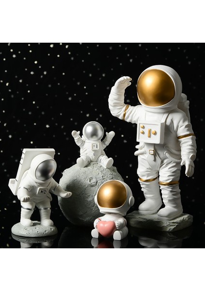 Lianghao Shopb Stili Temizle 6 Astronot Silikon Kalıp Fondan Çikolata Epoksi Şeker Hamuru Kalıp Pastacılık Cupcake Dekorasyon Mutfak Aksesuarları Aracı (Yurt Dışından)