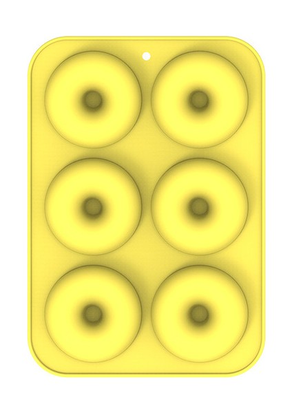 Sarı Stil Silikon Kalıp Fırın Tepsisi Pastacılık ve Fırıncılık Aksesuarları Kek Araçları Donut Kalıbı Şekerleme Kalıpları Çikolata Donut Kalıpları Yapımı (Yurt Dışından)