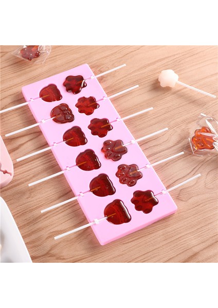 Pembe5 Tarzı Silikon Lolipop Kalıpları Çikolata ve Şeker Kalıpları Kek Kalıbı Dıy Çeşitli Şekiller Pasta Dekorasyonu Form Silikon Fırın Kalıbı (Yurt Dışından)