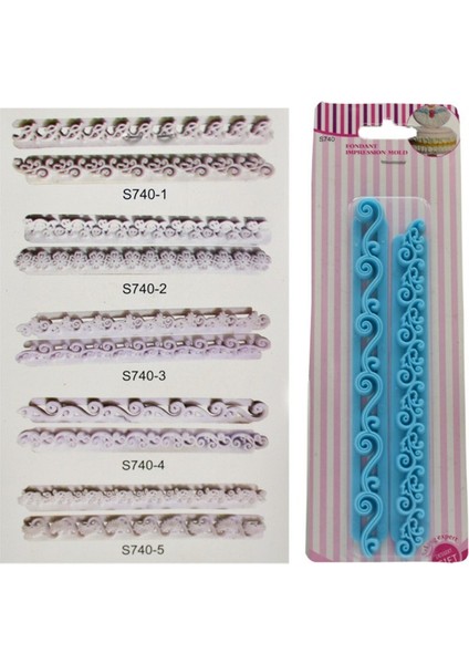 A2 Stili Norbı Pasta Dekor Pişirme Kalıpları Kendin Yap Pişirme Araçları 3D Dantel Çiçek Boncuk Zincir Silikon Pasta Kalıbı Şeker Hamuru Hamur Işleme Araçları (Yurt Dışından) fiyatları