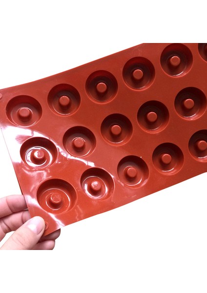 29X17CM Tarzı 18 Boşluklu Savarin Sabun Kalıbı Mutfak Kek Kalıbı Muffin Cupcake Tava Kalıbı Dıy Silikon Jöle Polimer Kil El Sanatları Kalıpları (Yurt Dışından) indirimleri
