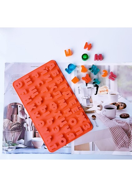 Kırmızı Stil 3D Rus Alfabesi Silikon Kalıp Harf Çikolata Kalıpları Pasta Süsleme Araçları Tepsi Fondan Kalıplar Jöle Kurabiye Pişirme Kalıbı (Yurt Dışından) fırsatları