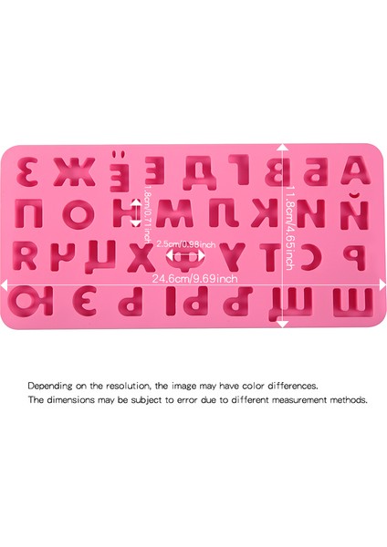 Pembe Stil 3D Rus Alfabesi Silikon Kalıp Harf Çikolata Kalıbı Pasta Dekorasyon Araçları Tepsi Fondan Kalıplar Jöle Kurabiye Pişirme Kalıbı (Yurt Dışından) modelleri