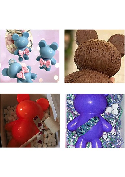 Çekiç 150X42MM Tarzı 3 Boyutlu Ayı Kırılabilir Çikolata Silikon Kalıp Kendin Yap Yaratıcı Mousse Pasta Kalıbı Pasta Dekorasyon Araçları Fırın Malzemeleri (Yurt Dışından) modelleri