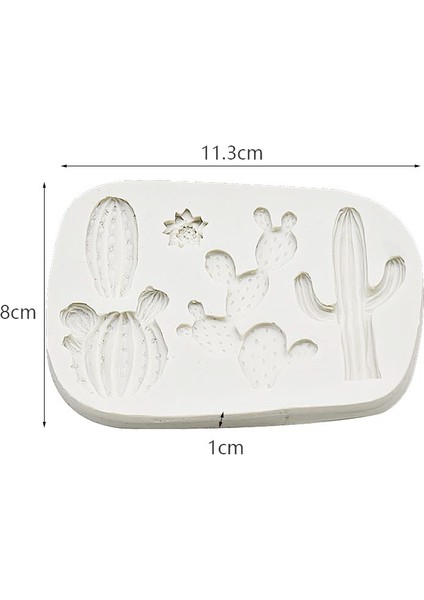 Gök Mavisi Tarzı Kaktüs Bitkisi Silikon Kalıp Fondan Kek Süsleme ve Diğerleri Için Bakeware Aracı (Yurt Dışından) fiyatları
