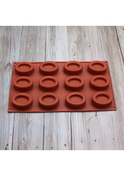 24X10CM Tarzı 2022 Yeni 12 Boşluklu Mutfak Kek Kalıbı Savarin Sabun Kalıpları Muffin Cupcake Tepsi Kalıbı Dıy Silikon Jöle Polimer Kil El Sanatları Kalıpları (Yurt Dışından)