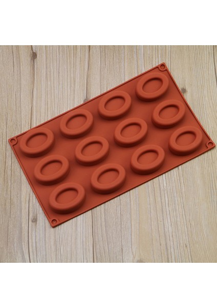 24X10CM Tarzı 2022 Yeni 12 Boşluklu Mutfak Kek Kalıbı Savarin Sabun Kalıpları Muffin Cupcake Tepsi Kalıbı Dıy Silikon Jöle Polimer Kil El Sanatları Kalıpları (Yurt Dışından)