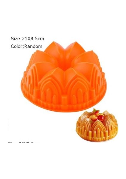 No.30 Tarzı Silikon Büyük Kek Kalıpları Çiçek Tacı Şekilli Kek Kalıbı Fırın Araçları 3D Ekmek Hamur Kalıbı Pizza Tavası Dıy Doğum Günü Düğün Partisi (Yurt Dışından)