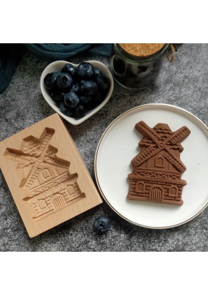 C-10X10CM Stili 2022 Yeni Ahşap Kurabiye Kesici Kalıp Pres 3D Pasta Kabartma Pişirme Kalıbı Araçları Gül Çiçeği Zencefilli Kurabiye Damga Fırın. (Yurt Dışından) fiyatları