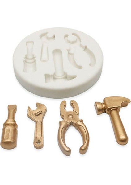Q7465-1A-1C Stili 6 Adet Silikon 3D Çiçek Gül Kek Kalıbı Çikolata Kalıbı El Yapımı Sabun Kalıbı Kendin Yap Çikolata Kek Dekorasyon Fırın Kalıbı Aksesuarları (Yurt Dışından)